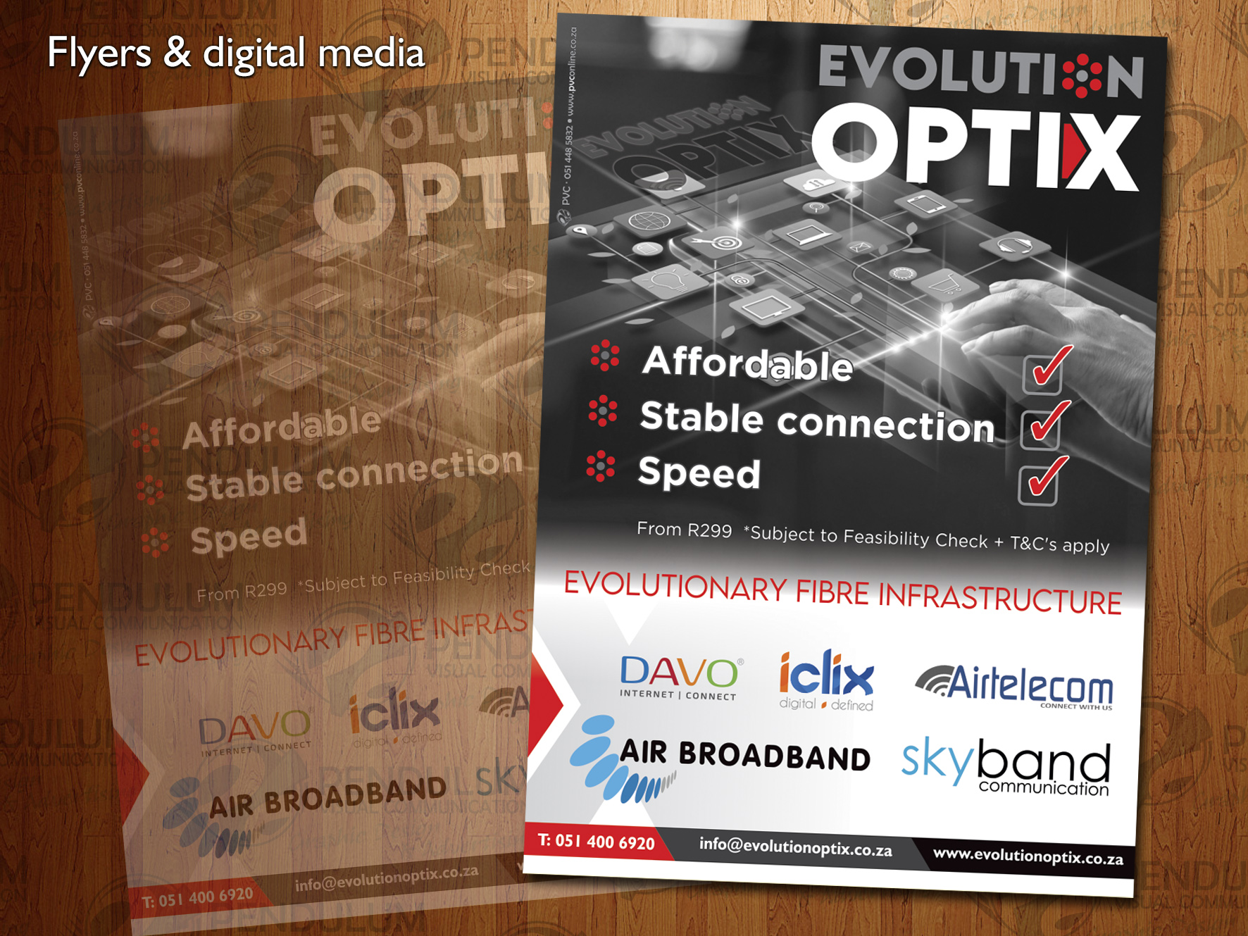 Flyers & digital media