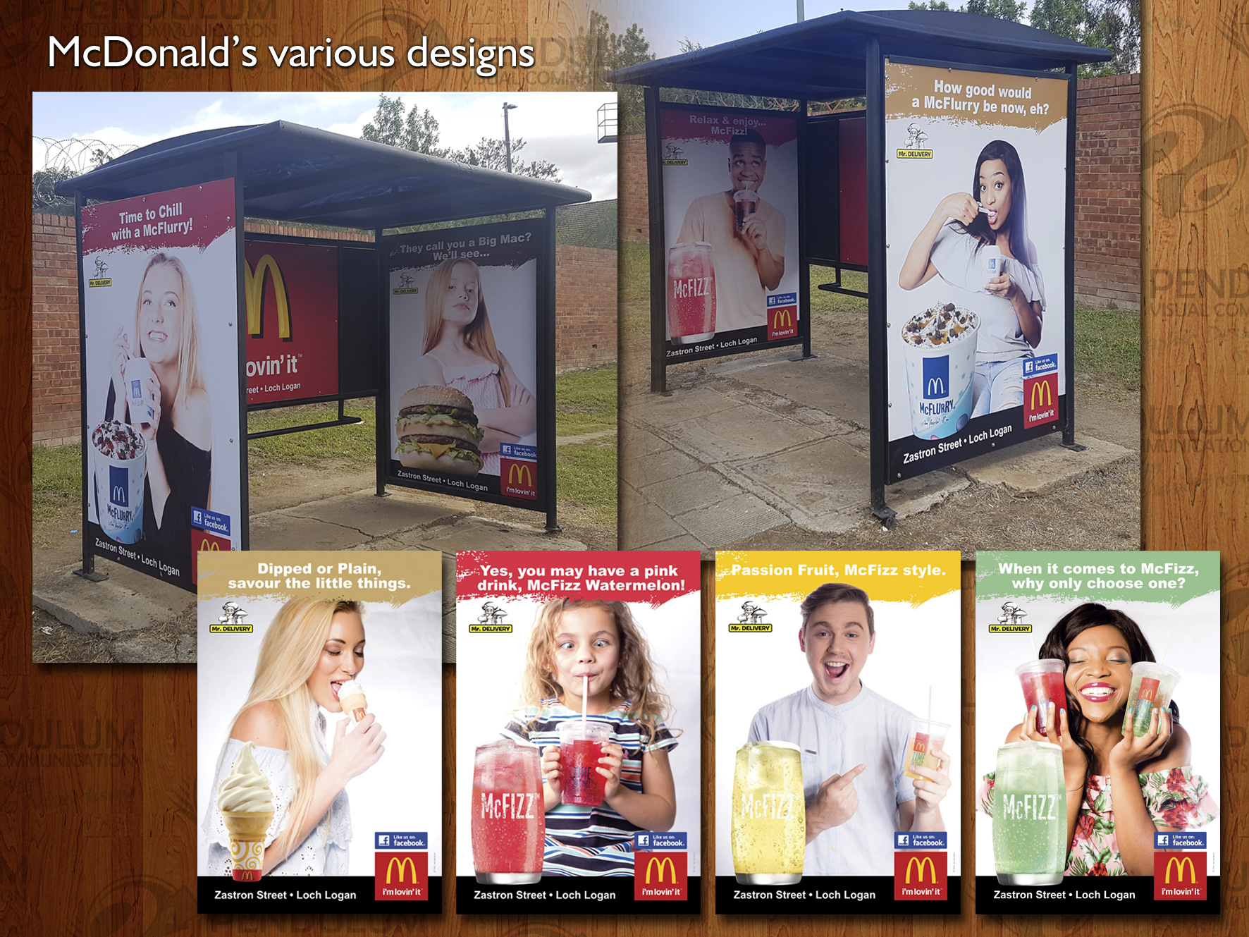 McDonald's - Bus stop