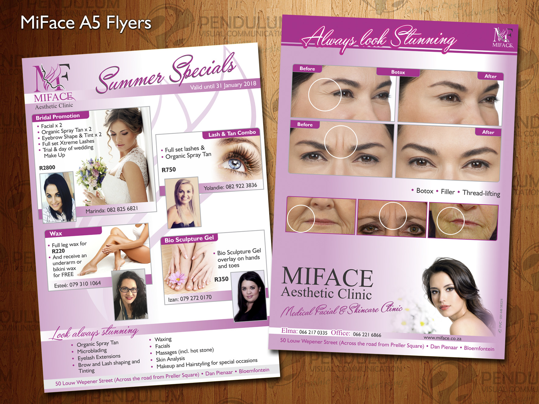 MiFace - A5 Flyers