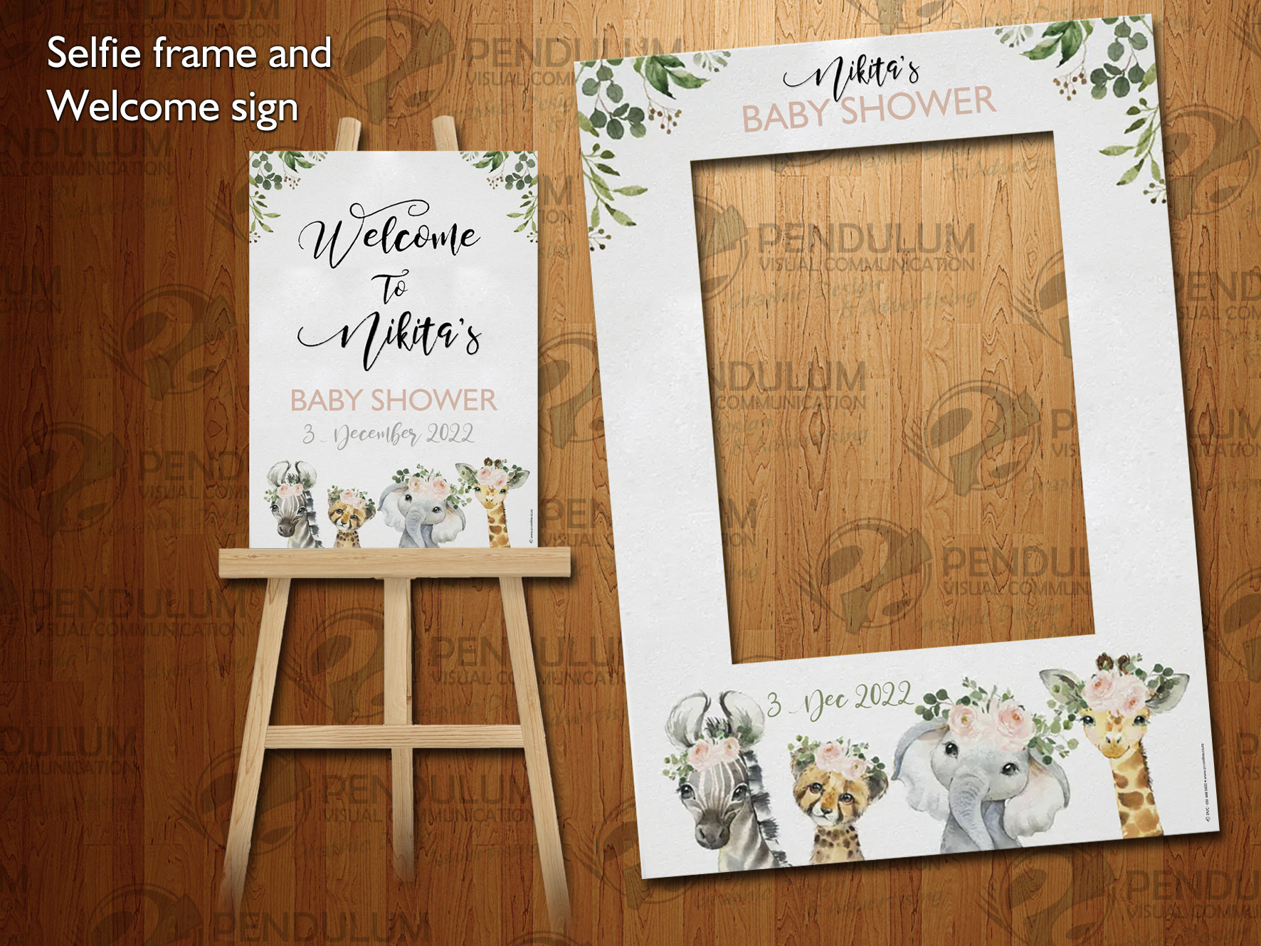 Selfie frame - Baby shower