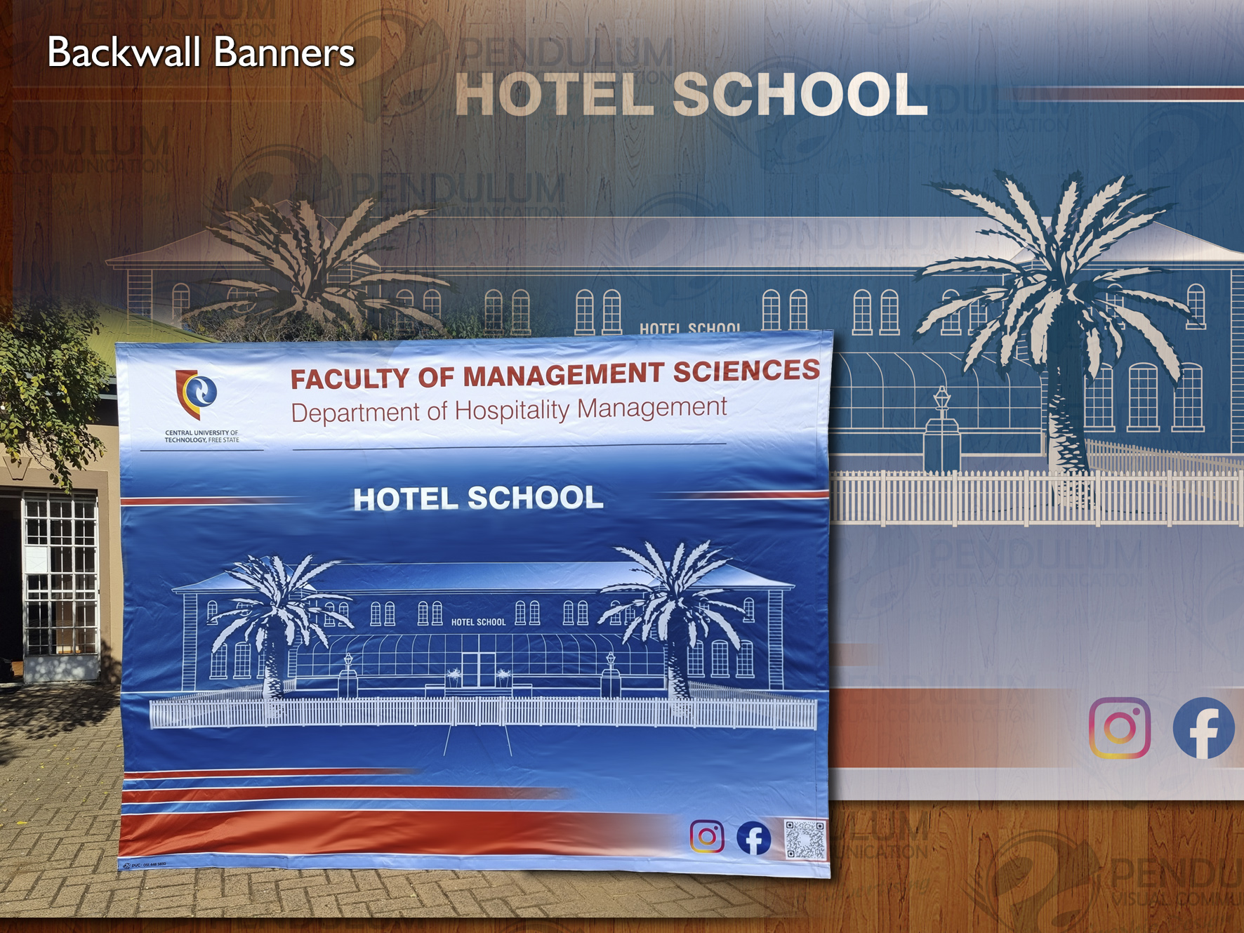 Wall banner - Hotelschool